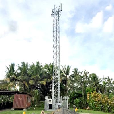 China Hot Dip Galvanized Steel Self Support Tower For Telecom Signals Power Transmission en venta
