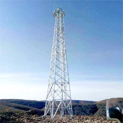 China Heavy Duty 20-100m Height Range GSM Transmission Steel Tower For  Wind Speed 50-180km/H for sale