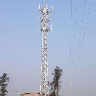 China Galvanized Steel Self-support Lattice Mast Radio Communications Tower 100-300 Tall for sale