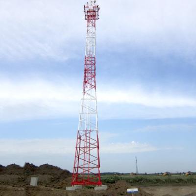 Chine 30-60m Self-support Galvanized Steel Telecom BTS Tower or Mast Complied with ICAO à vendre