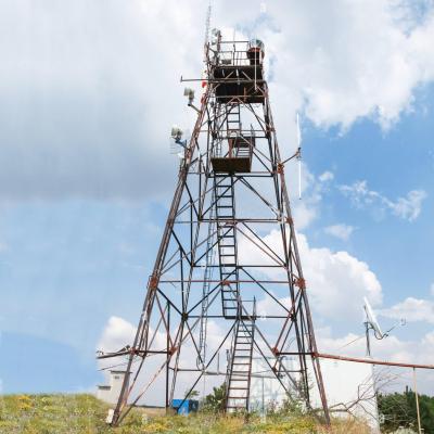 China 20m Galvanized Steel Structure Lattice Mast Observation Tower with Platform en venta