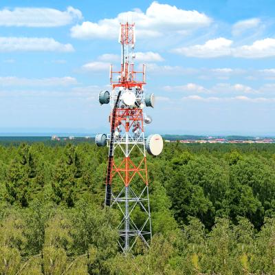 China ICAO Self-support Galvanized Steel BTS Communication Tower Lattice Mast Structure for sale