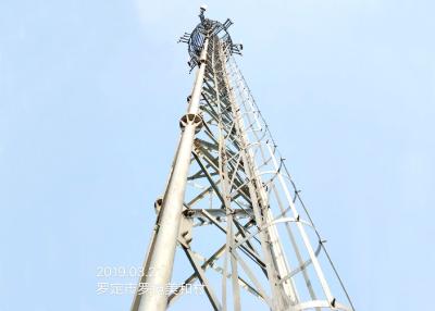 China 3 Legged Galvanized Lattice Steel Towers 80m Antenna Telecommunication Tower for sale