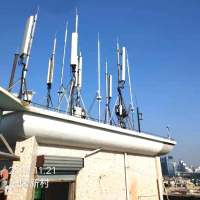 China 5m Steel 5G Roof Mounted Antenna Mast Free Standing Self Supporting for sale