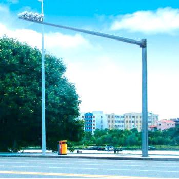 China 7 autosuficientes forman la cámara CCTV postes los 30m ISO9001 Octangular en venta
