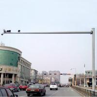 China Q345 Hot Dip Galvanised CCTV Camera Poles 5m For Parking Lot for sale