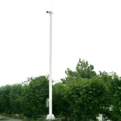 China ODM OEM Parking Lot 10m CCTV Camera Poles Powder PVDF Coating for sale