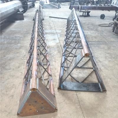 China 50m High Mast Guyed Wire Towers 3 Legged Galvanized Steel OEM for sale