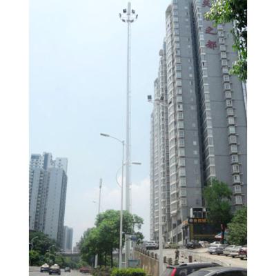 China PVDF Coating Steel High Mast Light Tower 50m 355MPa Strength for sale