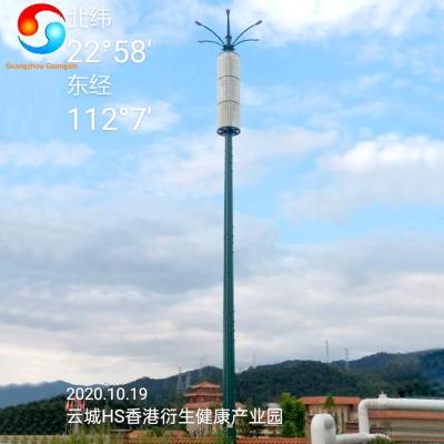 China a torre de Guyed Polo da antena das telecomunicações 5G pulveriza o revestimento de PVDF para ajardinar à venda