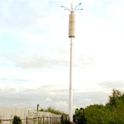 China Q345 Steel Landscaping Lamp Pole Tower PVDF Coating High Mast Towers for sale