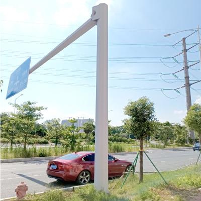 China Q345 Multifunctional Traffic Signal Poles 20m Self Supporting for sale