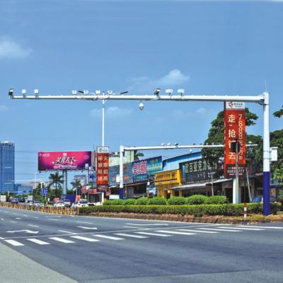 China Traffic Surveillance CCTV Camera Poles Support Signal Light Sign Cantilever for sale