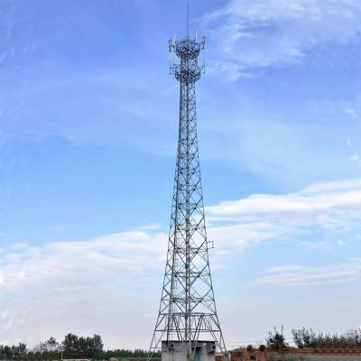 China 3 Or 4 Legged Telecom Steel Tower Lattice Antenna Customized for sale