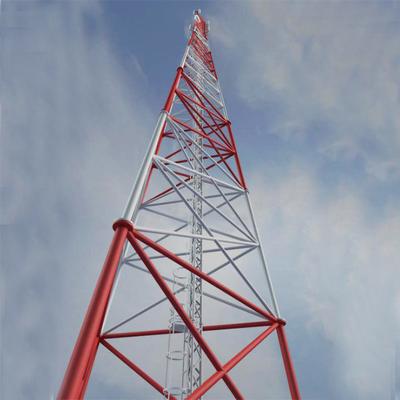 China Customized Angle Telecom Steel Tower For Telecommunication 30m Height for sale