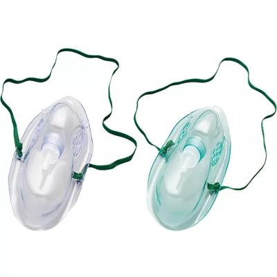 China Máscara de oxígeno simple disponible médica portátil adulta de la máscara de oxígeno de la máscara de oxígeno en venta