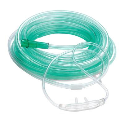 China 2.1m Disposable Sampling Cannula Nasal Oxygen Cannula CO2+O2 Free Breathing Cannula for sale