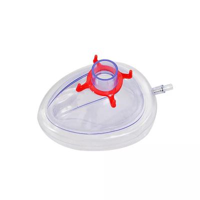 China Máscara disponible simple portátil adulta de la anestesia general de la máscara de oxígeno en venta