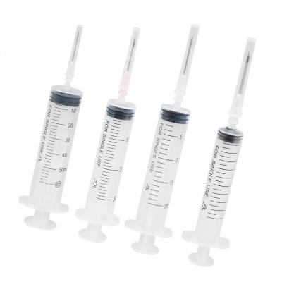 China 1ml 2ml 2.5ml 10ml 20ml 60ml Disposable Sterile Syringe 3 - Part Syringe Luer Lock / Slip for sale