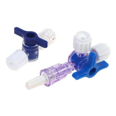 Chine Une valve de Luer de manière du contrôle 3 d'écoulement plastique de valve de robinet de Luer de manière à vendre
