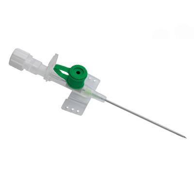 China Medical Butterfly Type 18G 20G 22G 24G Intravenous Catheter Iv Cannula With Injection Port for sale