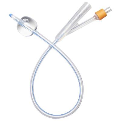 China Foley Balloon Catheter 2 Way Silicone Coated Catheter For Hospital for sale
