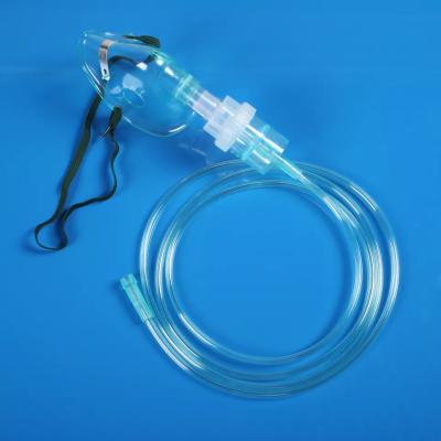 China Máscara disponible médica pediátrica del nebulizador del oxígeno de la máscara de oxígeno con tubería en venta