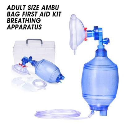 China PVC Handhold Artificial Emergency Manual Resuscitator Ambu Bag For Adult for sale