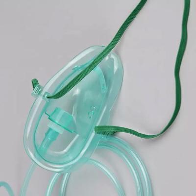 China Sistema portátil da máscara de oxigênio da máscara de oxigênio médica cirúrgica descartável à venda