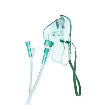 China Disposable Medical Capnography CO2 Sampling oxygen Mask O2 Delivery Mask for sale