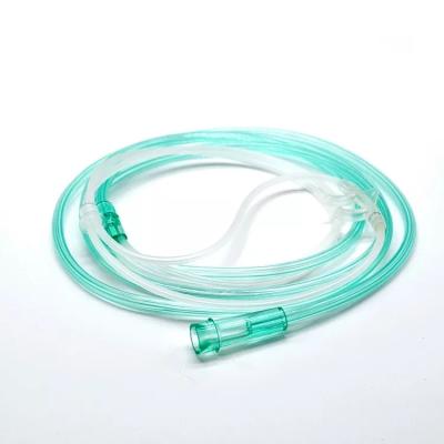 China Disposable Medical O2 + CO2 Sampling CO2 Sampling Cannula Nasal Oxygen Cannula for sale