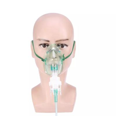 China Máscara pediátrica del nebulizador del oxígeno de la máscara de oxígeno del PVC Venturi 6ml 8ml con el tubo del oxígeno en venta