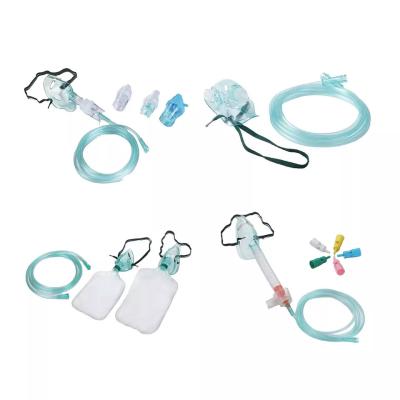 China Del respiradero multi de oxígeno de la máscara máscara de oxígeno médica portátil de Rebreathing no en venta