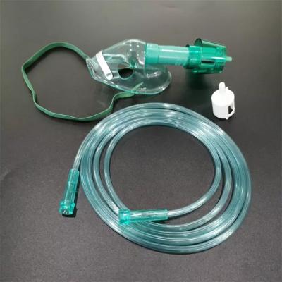 China PVC Disposable Medical Multi-Vent Portable Oxygen Mask Adjustable Venturi Mask for sale