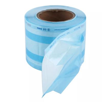 China 50mm*200mm Sterilization Gusseted Reels Medical Sterile Packaging  Pouch Disposable for sale