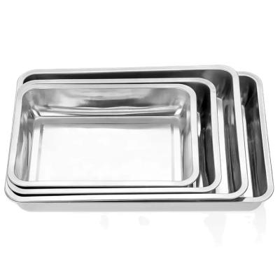 China Stainless Steel Surgical Tray Dental Dish Lab Instrument Tools for sale