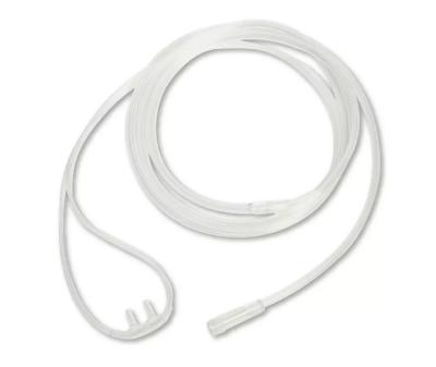 China Disposable Standard Curved Flared Soft Medical Nasal Oxygen Cannula for sale