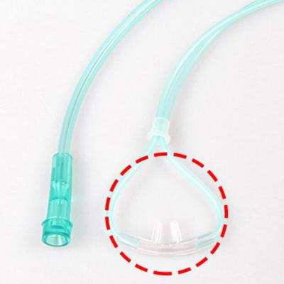 China Hospital Medical PVC Nasal Oxygen Tube Separate Type Nasal Oxygene Cannula en venta