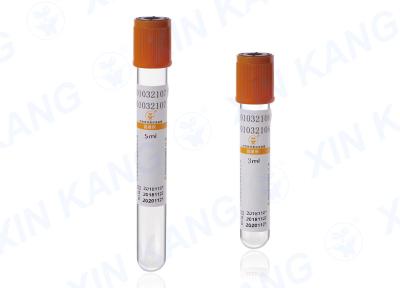 중국 Pro 응혈관형 PET 또는 유리물질 정화 된 진공 혈액 수집관 판매용