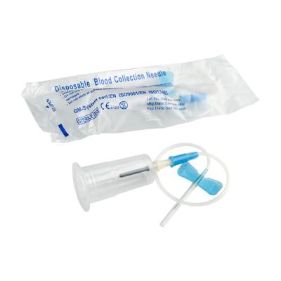 China Two Winged Blood Collection Set Disposable Butterfly Needle With Needle Holder for sale
