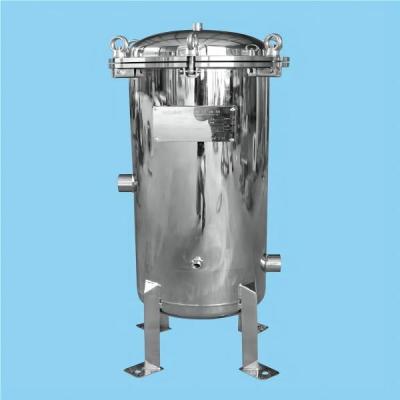 中国 フランジの開いた精密足を搭載する液体のろ過材ハウジング 販売のため