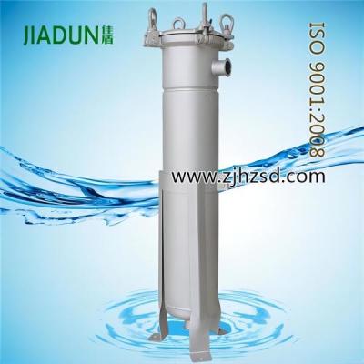 China SS304/316L Liquid Single Bag Filter Sandblast External Surface 195mm Diameter for sale