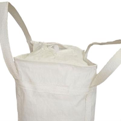 China Fully Belted Reinforce Polypropylene Jumbo Bags Flat Bottom / Side Discharge for sale