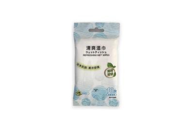 China Nonwoven Mint Fragrance Adult Wet Wipes With Cucumber Juice for sale