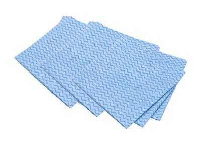 China La cruz de Spunlace que traslapaba el algodón 100% dobló trapos de limpieza no tejidos en venta