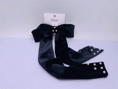 Китай Women Kids Black Velvet Hair Bow Ribbon Multiscene For Wedding продается