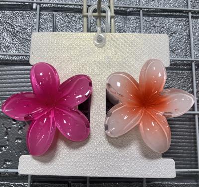 China Flower Plastic Hair Accessories Claw Clip Multipurpose Durable for sale