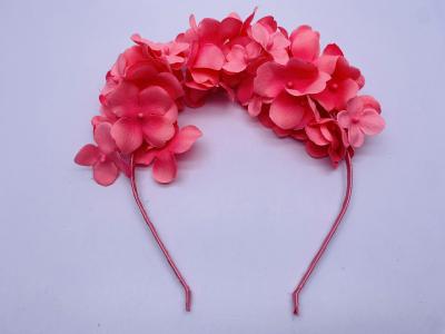 China Girls Practical Flower Decor Headband , Portable Beautiful Flower Hair Band for sale
