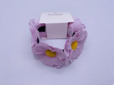 China Reusable Flower Hair Accessory Scrunchie Stretchable Practical for sale
