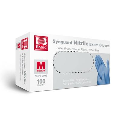 China Nitrile Disposable Medical Gloves / Disposable Sanitary Gloves Smooth Surface for sale